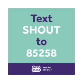 Text Shout to 85258